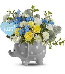 Dreamy Delight Bouquet in Blue from Mona's Floral Creations, local florist in Tampa, FL